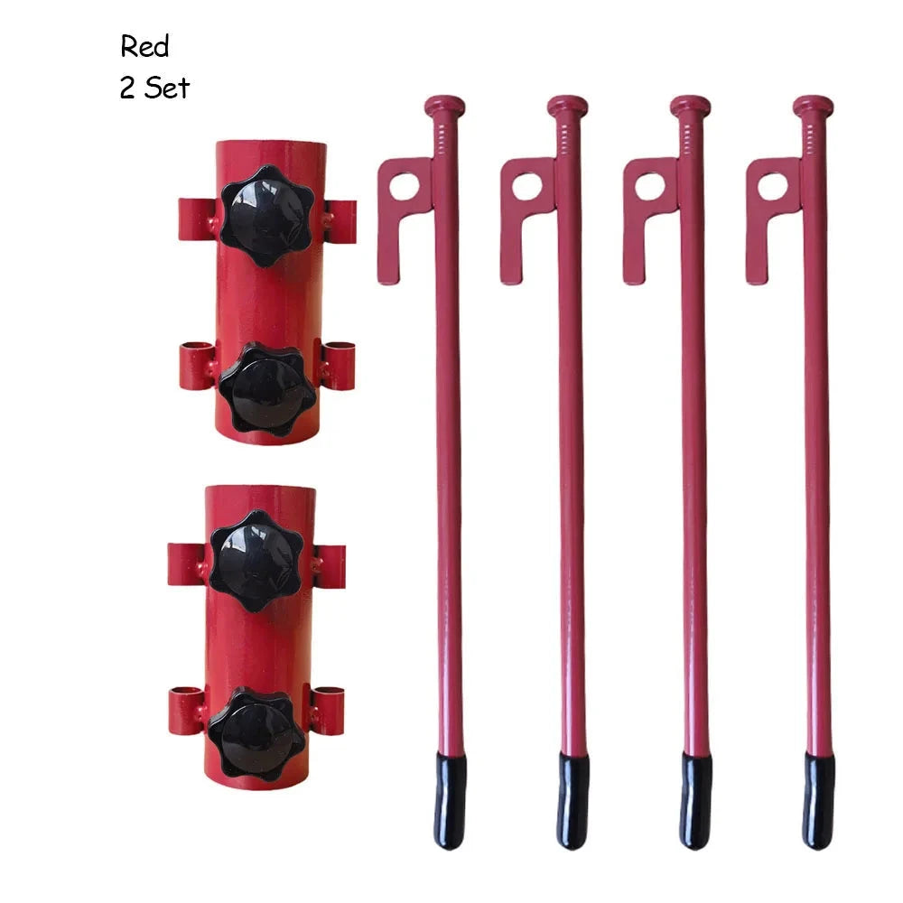 Outdoor Camping Canopy Pole Fixed Tube Adjustable Tent GlowCart