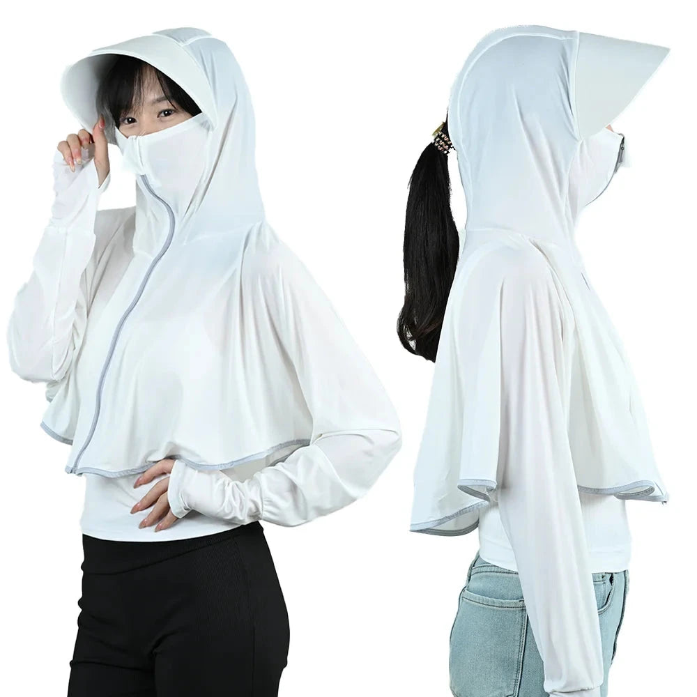 Summer Icesilk Quick Drying Solid Color Sun-Protective GlowCart