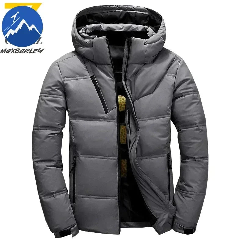 Winter Thickened Men Down Jacket Climbing Hunting Hooded GlowCart