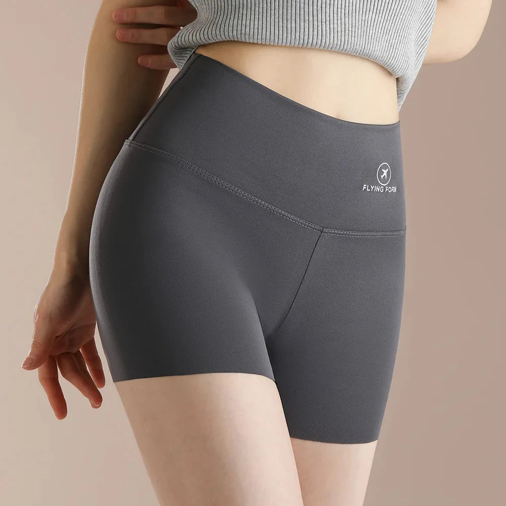 Women Thread Slim Shorts High Stretch Seamless Yoga Leggings Summer Ladies Girls High Waist Running Cycling Gym Sports Shorts GlowCart