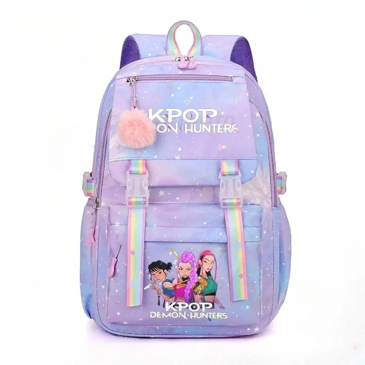 Hot Miniso KPop Demon Hunters Daily Bagpack Hot Movie Print Backpacks for Girl Boy K-Pop Fashion Casual Students School Backpack GlowCart