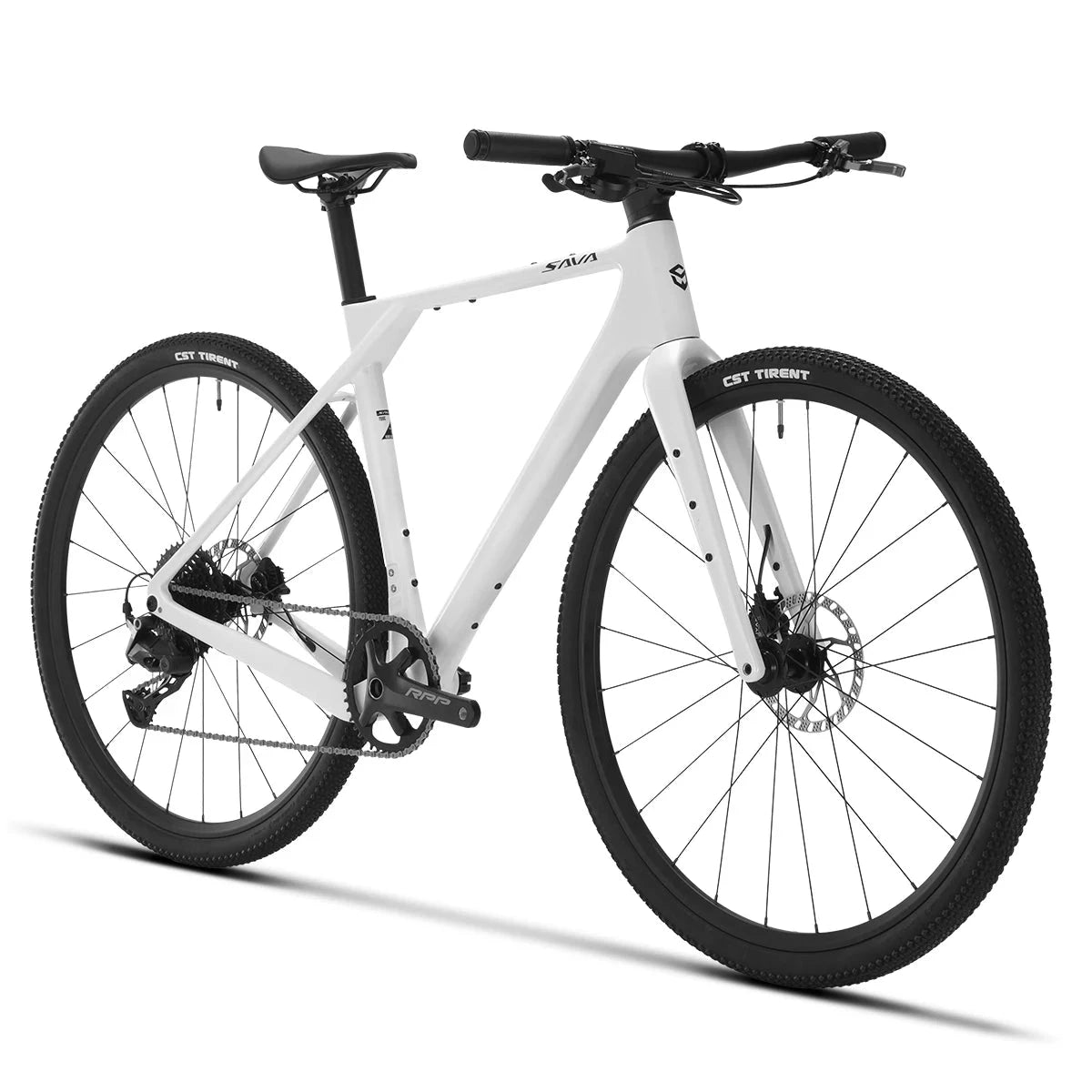 SAVA SF4 Carbon Fiber Gravel Road Bike Handlebar Flat All Terrain Off-Road Racing Compatible with SHIMAN0 CUES U6000 GlowCart