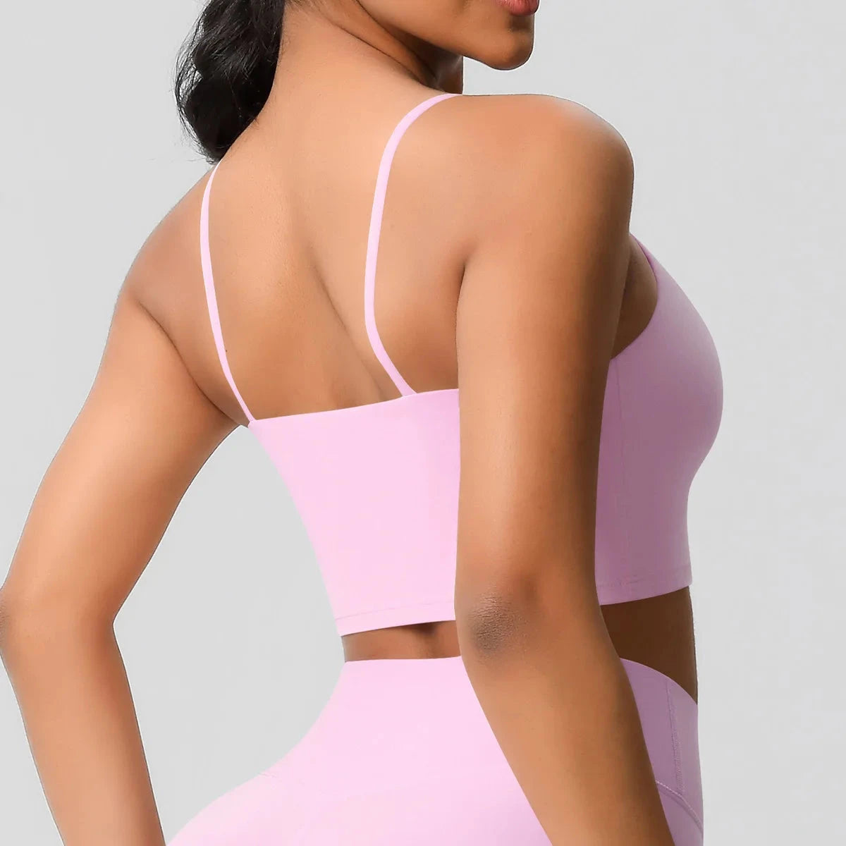 JUREN Breathable Sports Bra Anti-Sweat Fitness Top Women Seamless Yoga Bra Shockproof Crop Top Push Up Sport Bra Gym Workout Top GlowCart