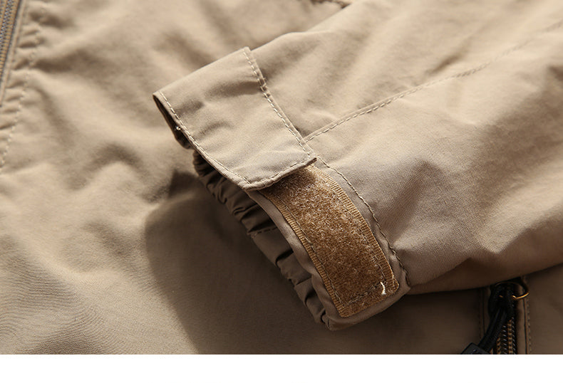 Spring Men Outdoor Waterproof Jacket Plus Size Windbreaker GlowCart