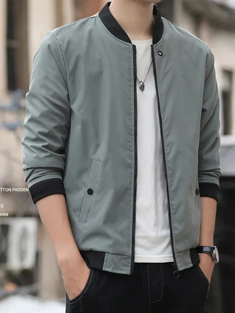 Men's casual trend fashion Windproof outdoor sports zipper GlowCart