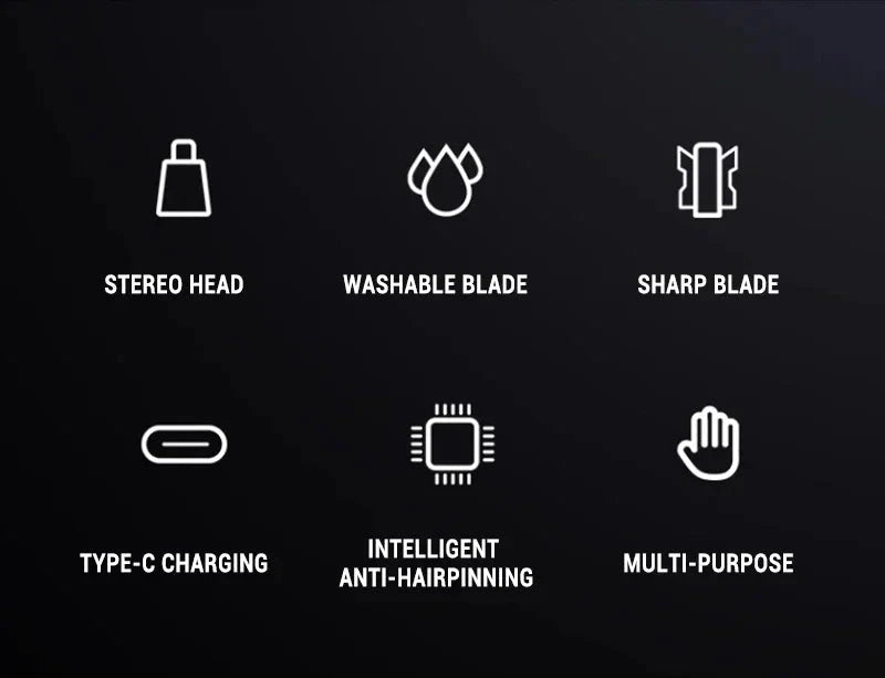 2 In 1 Electric Portable Ear And Nose Hair Trimmer Clipper GlowCart