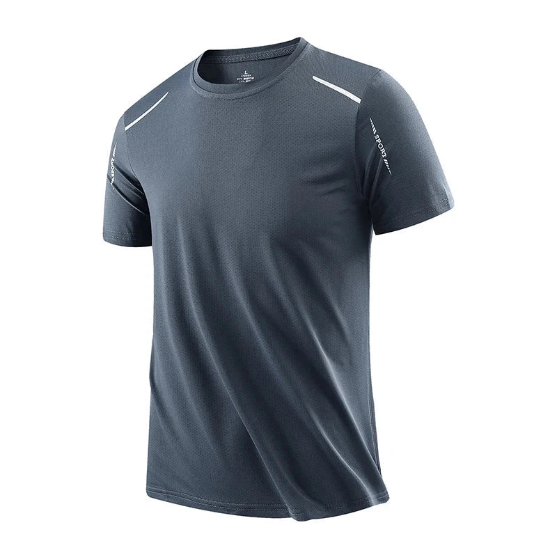 CHRLCK Men's Running Quick Drying T-shirts Breathable Hiking GlowCart