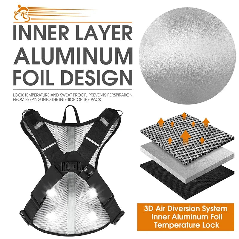 WEST BIKING 10L Ultralight Cycling Backpack Ergonomic Strap MTB Road Bicycle Bag With Water Bag Outdoor Hiking Climbing Bag GlowCart