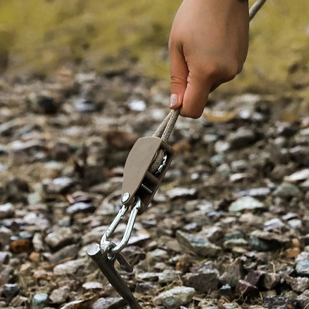 1PC 4M Outdoor Tent Windproof Rope Adjustable Lanyard GlowCart