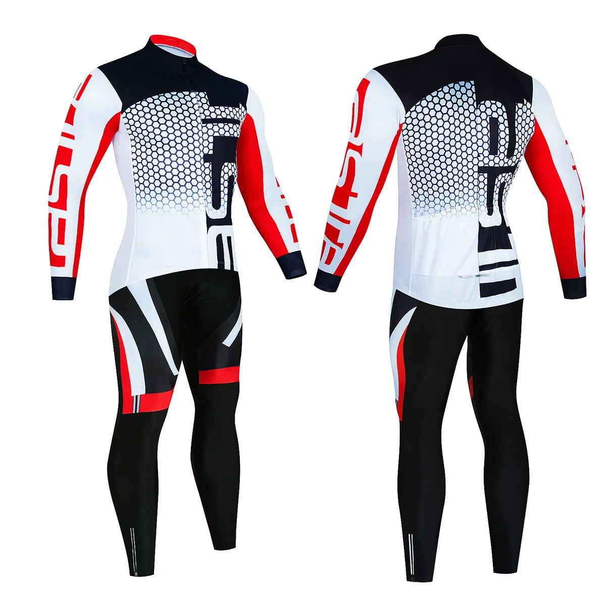 2024 Pro Cycling Jerseys Sets Autumn Riding Long Sleeves Men Cycling Bib Set Bicycle Clothing Spring MBT Breathable Bike Clothes GlowCart