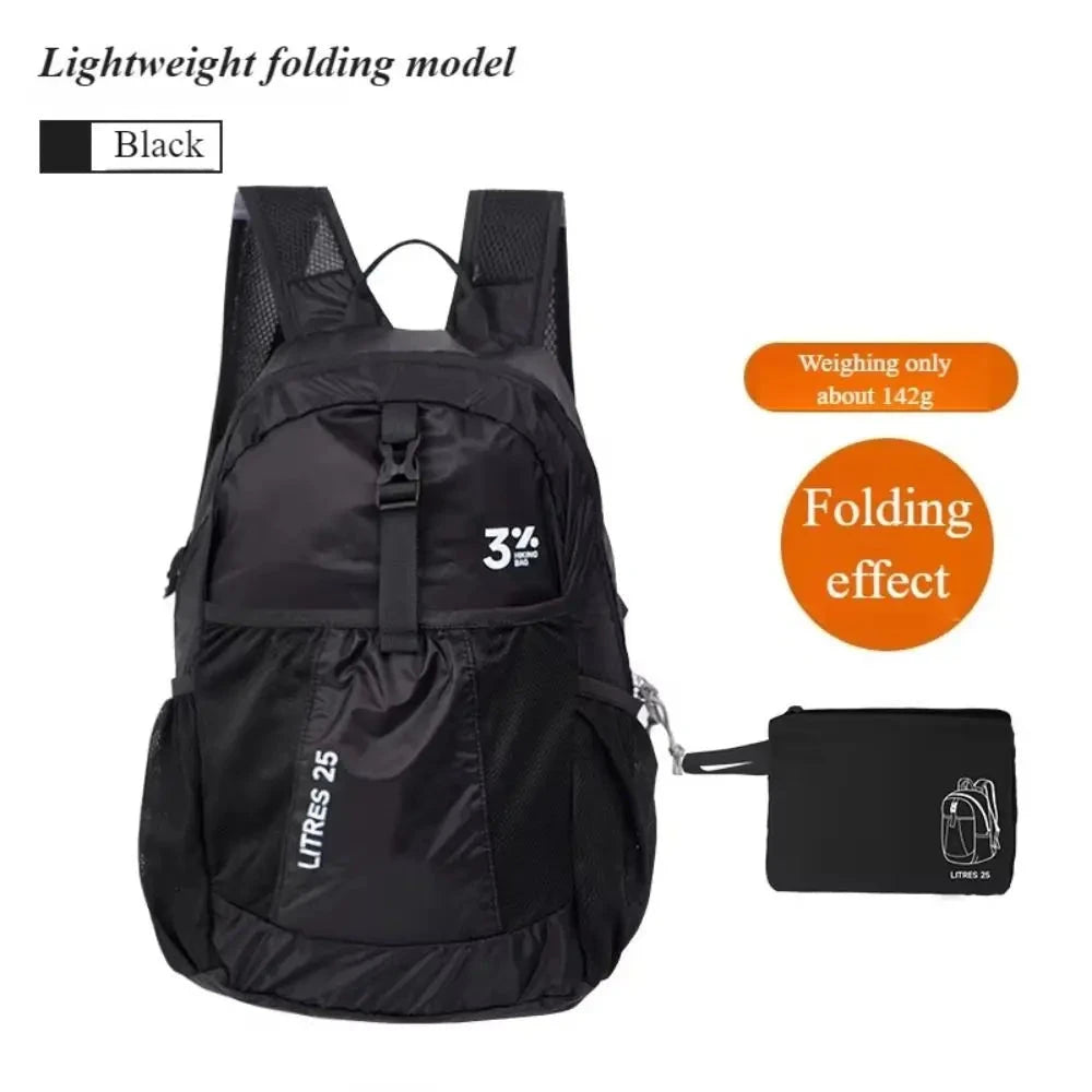Adjustable Straps Foldable Backpack Mountaineering Bag GlowCart