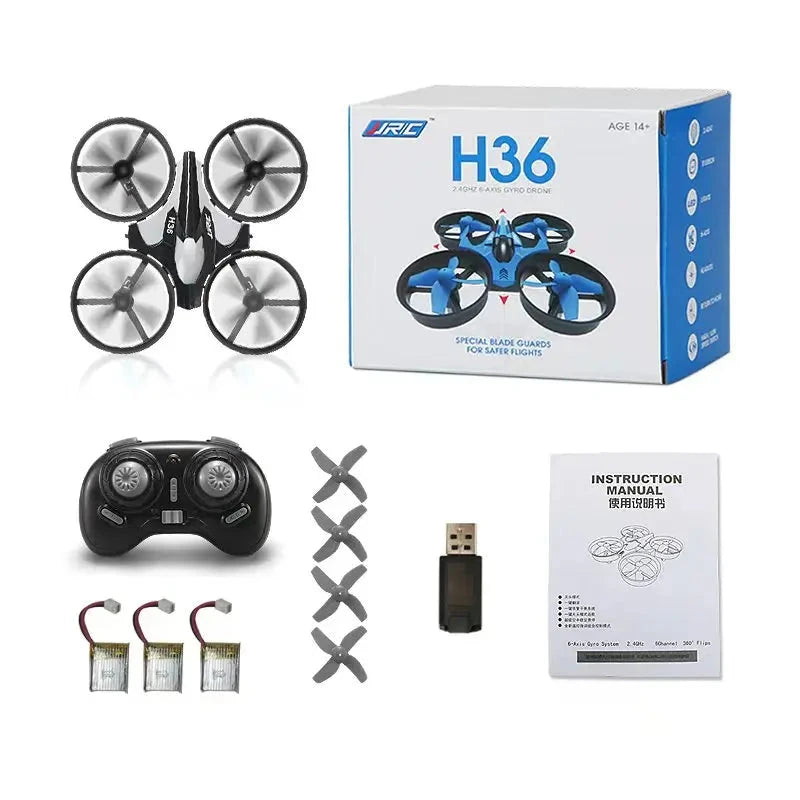 JJRC H36 Mini Rc Drone 4ch 6-Axis Headless Mode Helicopter GlowCart