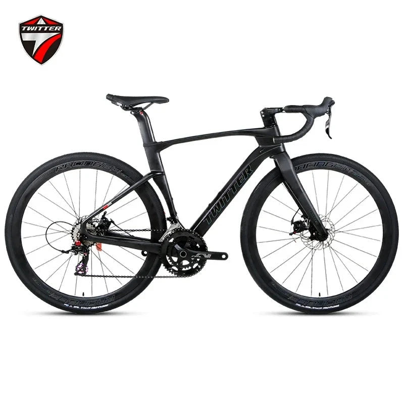 TWITTER 2025 GRAVEL-V3 new 700C off-road gravel carbon fiber road bicycle hydraulic oil disc brake mechanical transmission GlowCart