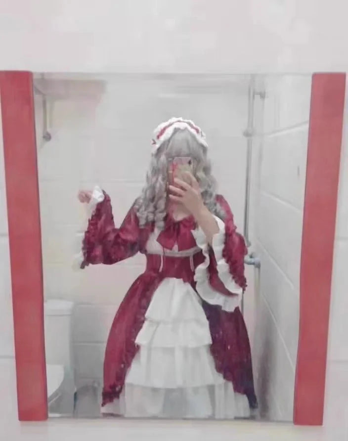 Medieval Dresses Gothiced Court Dress Royal Lady Ball Lolita GlowCart