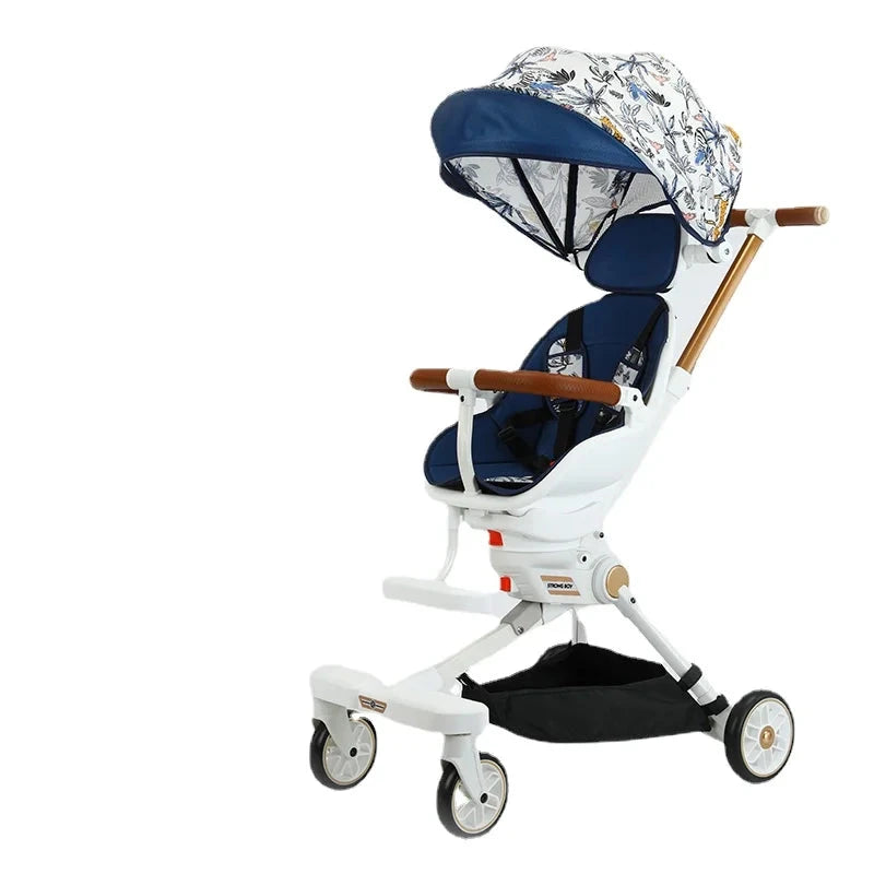 New Lightweight stroller can be carried on the plane baby stroller foldable Can sit and lie down baby trolley car four wheels GlowCart