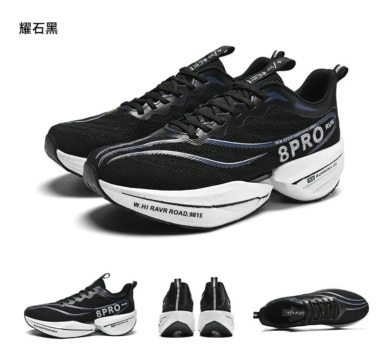 Speciality Carbon Plate Sports Running Shoes Marathon Air Cushion Men Breathable Lightweight Women Comfortable Nonskid Sneakers GlowCart