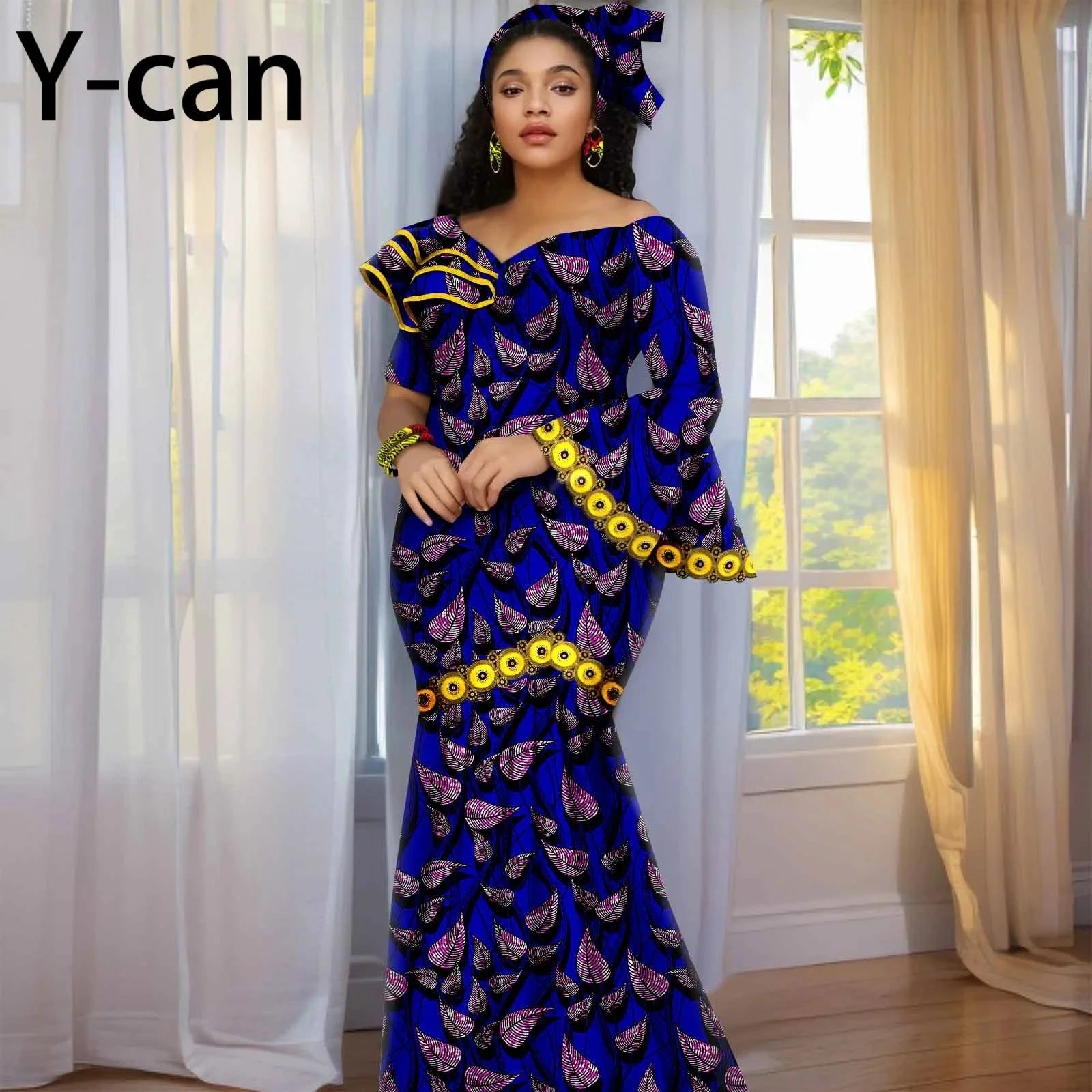 New Fashion African Birthday Dresses for Women Luxury Ankara GlowCart
