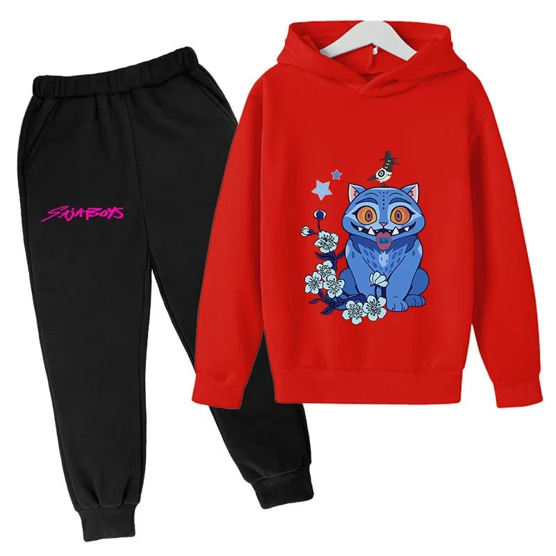 Exquisite KPOP Korean Trend Children Casual Hoodie Comfortable Outfit For Kids Daily Wear And Stylish Activities GlowCart