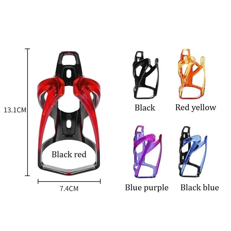 RYDEX Bicycle water bottle holder plastic Bicycle water bottle cage gradient Mountain Road bicycle drink holder with Screws GlowCart