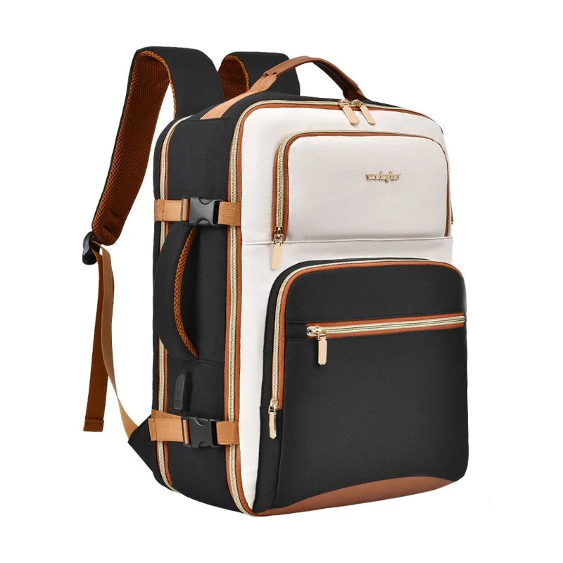 Travel Airplane Backpack Business Laptop 180° Flip-Open GlowCart