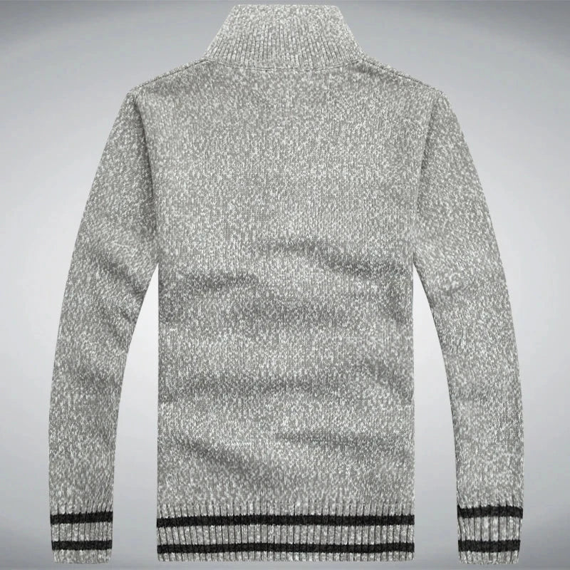 Cotton Man Sweater Shark Autumn Cardigan Overcoat Casual GlowCart