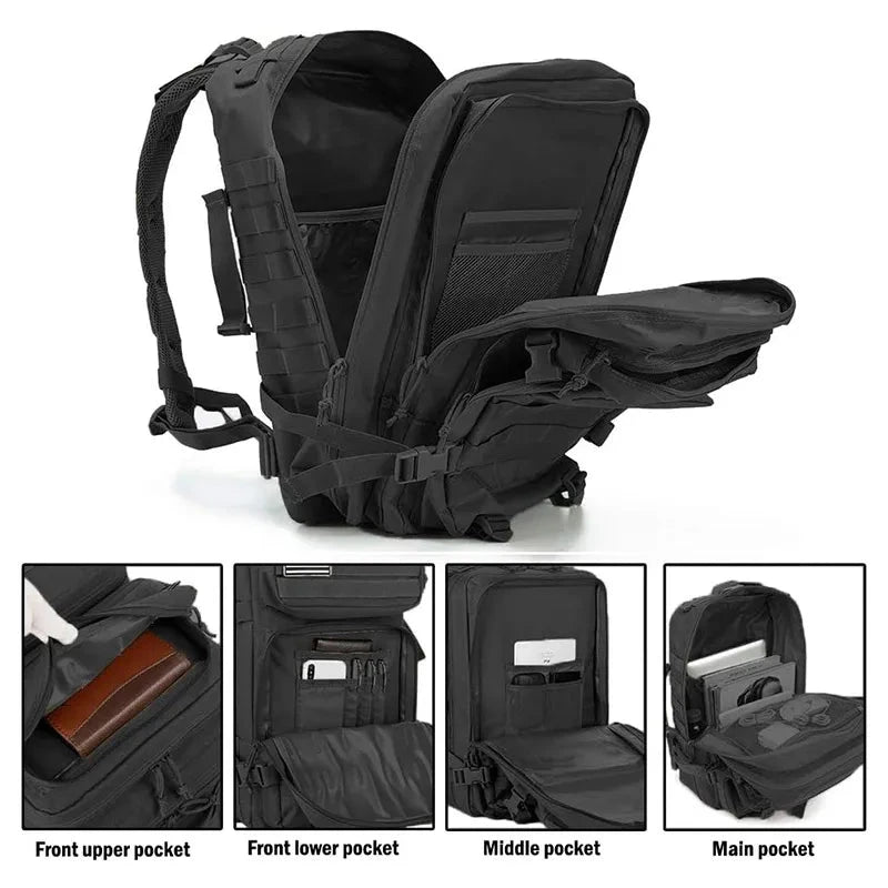 45L/25L /32LTactical Backpack Men's Travel Large Capacity GlowCart