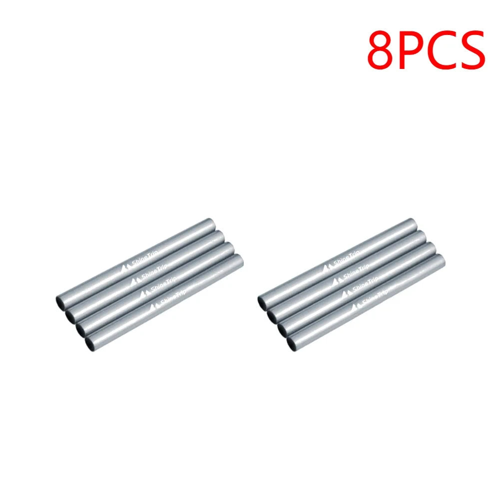 8-40PCS Tent Tube Aluminum Alloy Tent Emergency Tube GlowCart
