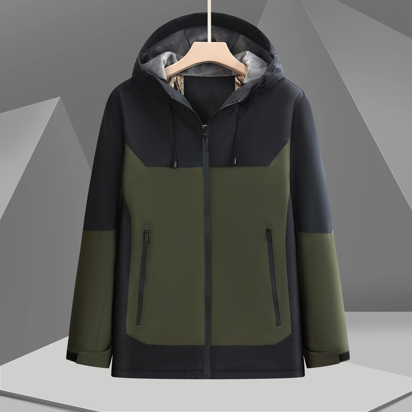 Premium Super Soft Fleece-lined Hooded Anorak Men Outdoor GlowCart