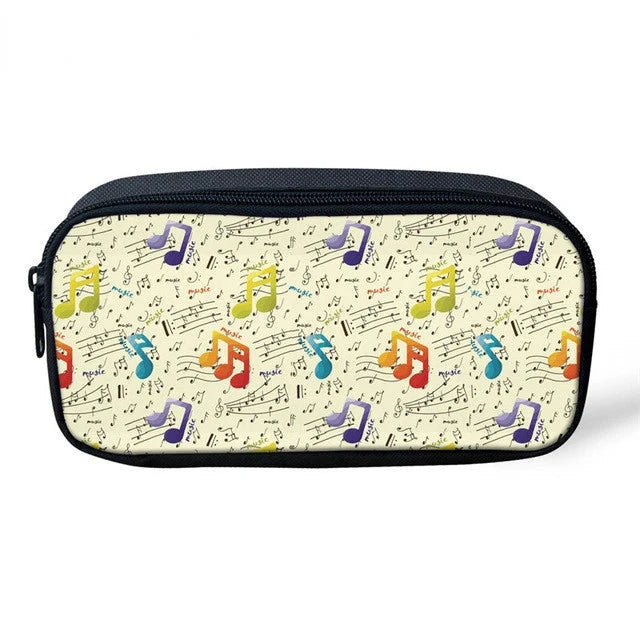 Luxury Piano Keyboard Musical Notes 3D Print 3pcs/Set School GlowCart