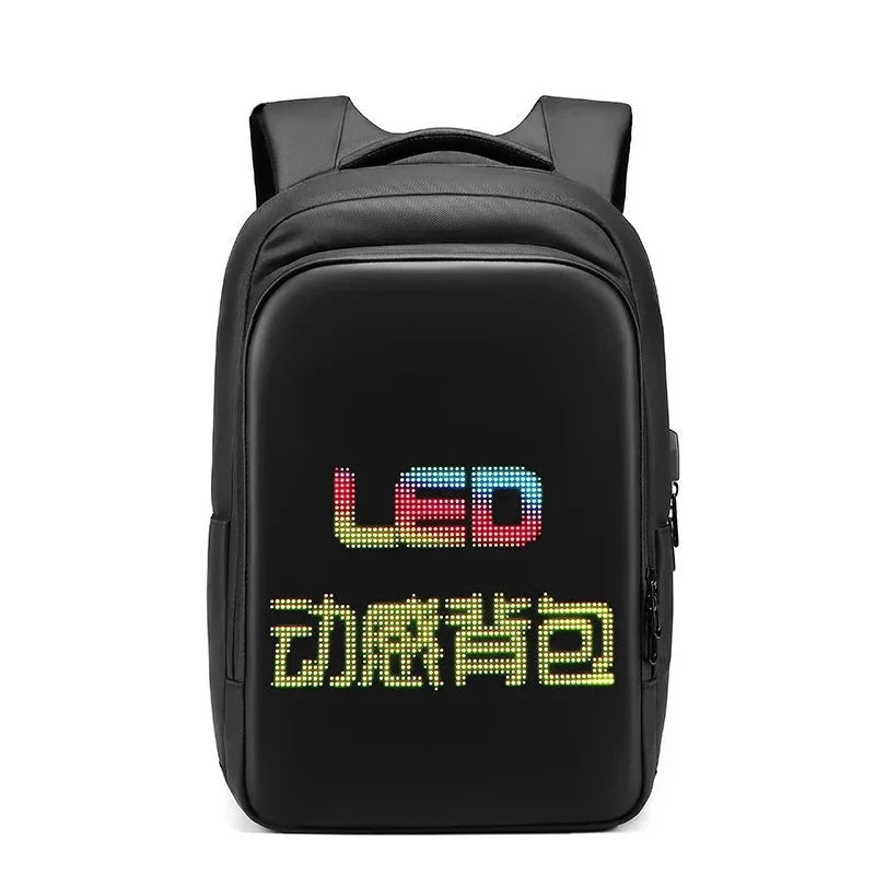 LED Display backpack Business travel 15.6 Inch Laptop GlowCart