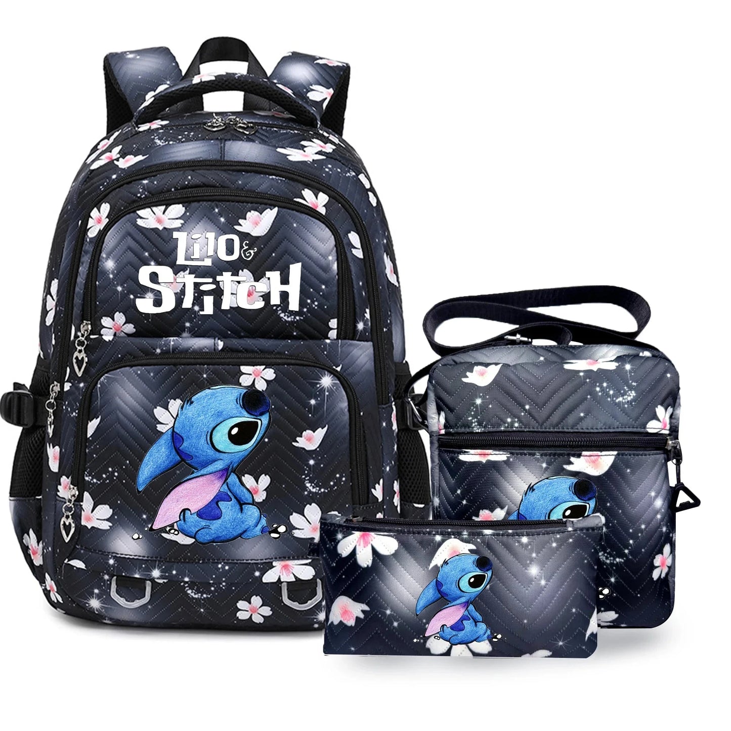 Lilo Stitch Large Capacity Backpack Daypack Lightweight GlowCart