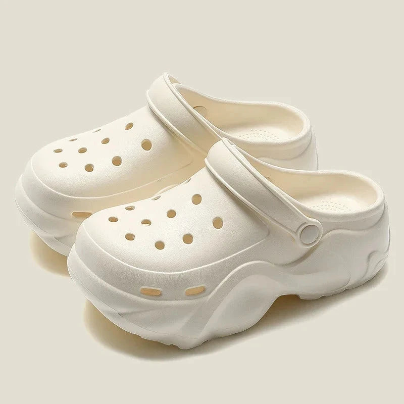 Women DIY Silver Butterfly-Knot Fashion Bow Decor Clogs GlowCart