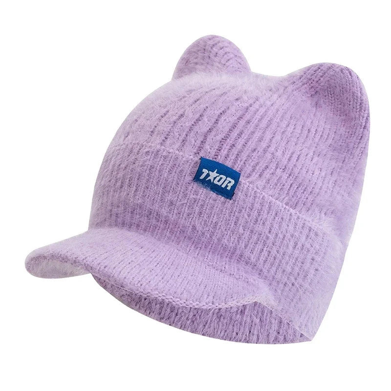 Hot Sale Women Candy Colors Winter Hat Fashion Faux Fur GlowCart