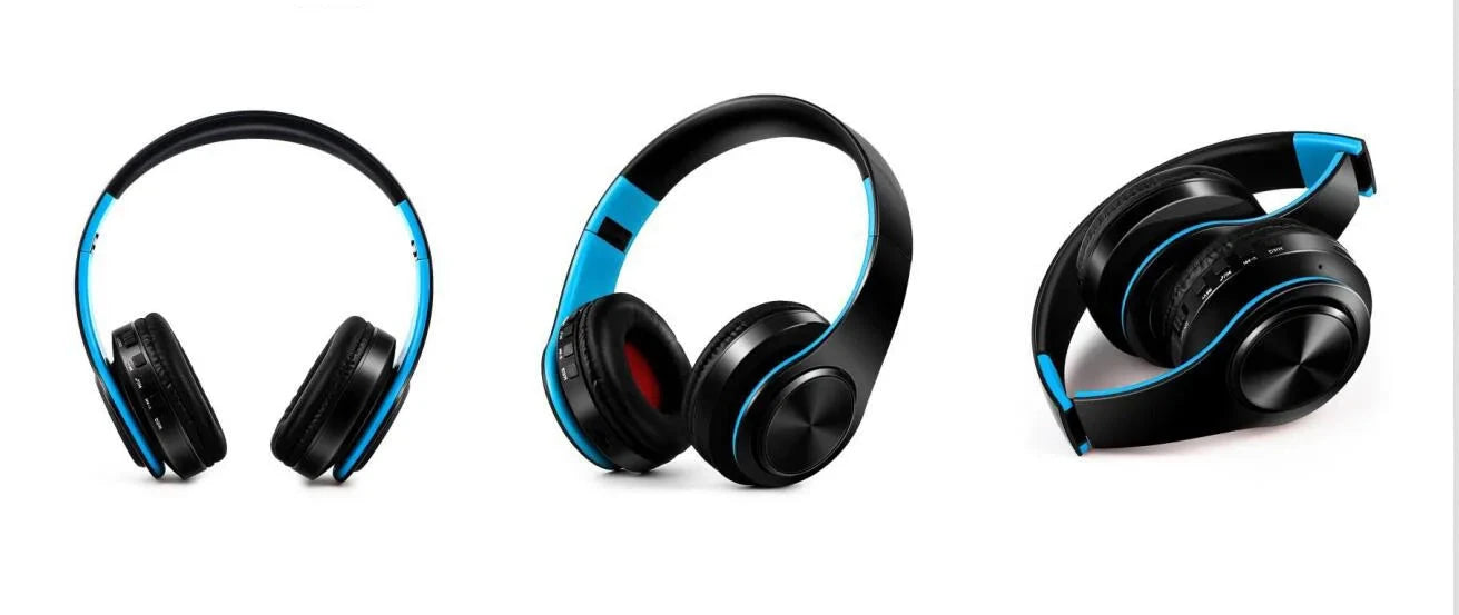 Men Gift Gold Wireless Headphones Bluetooth Earphone Stereo GlowCart