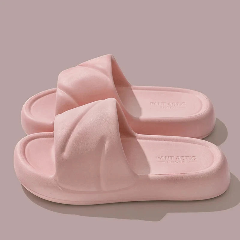 Cloud Slippers For Men Bathroom Thick-soled Non-Slip Slides GlowCart