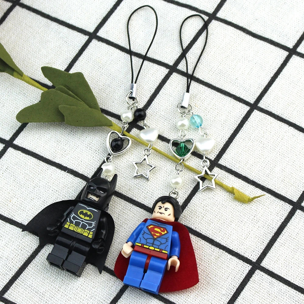 Y2k Handmade Jewelry 3D Fairy Batman Spider-man Figure GlowCart