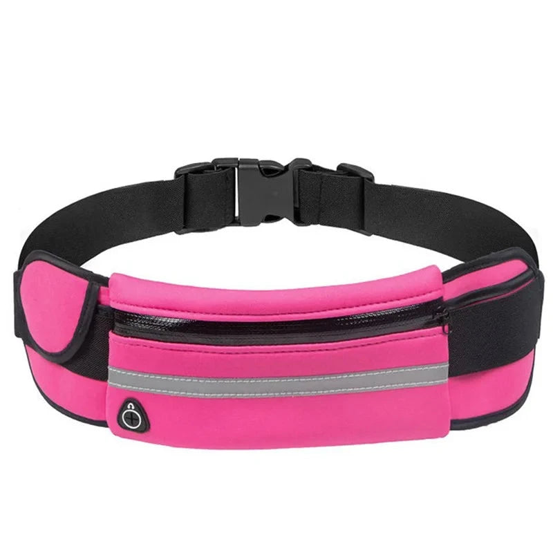 Running Belt Waist Bag with Water Bottle Holder Sports Fanny Pack Women Men Hydration Phone Holder Pouch GlowCart