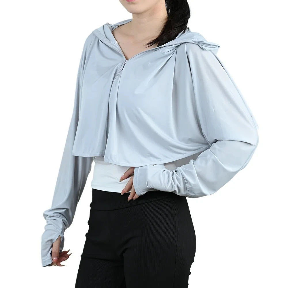 Summer Icesilk Quick Drying Solid Color Sun-Protective GlowCart