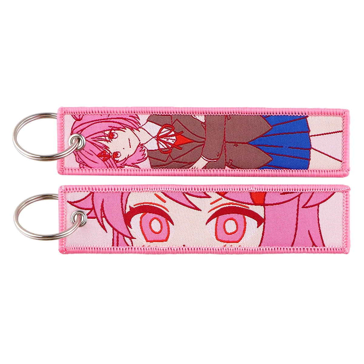Classic Anime Cool Embroidery Key Fobs Key Tag Motorcycles GlowCart