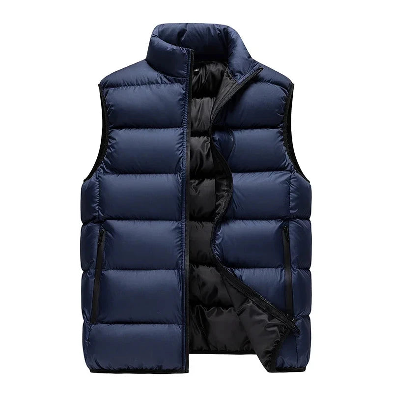 Men's Down Jacket Warm Down Cotton Vest Fashion Warm Running GlowCart