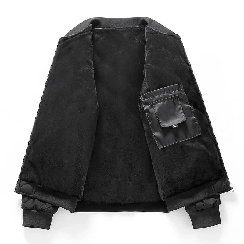 Quilted Jacket Men Autumn Winter Slim Fit Bomber Jacket Men GlowCart