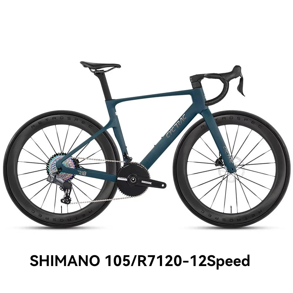 TWITTER R18 Racing Edition Ultra Light 105R7120-24S7.8kg T1000Carbon Fiber Road Bike Electronic Transmission EDS-GEX-13s RS-24S GlowCart