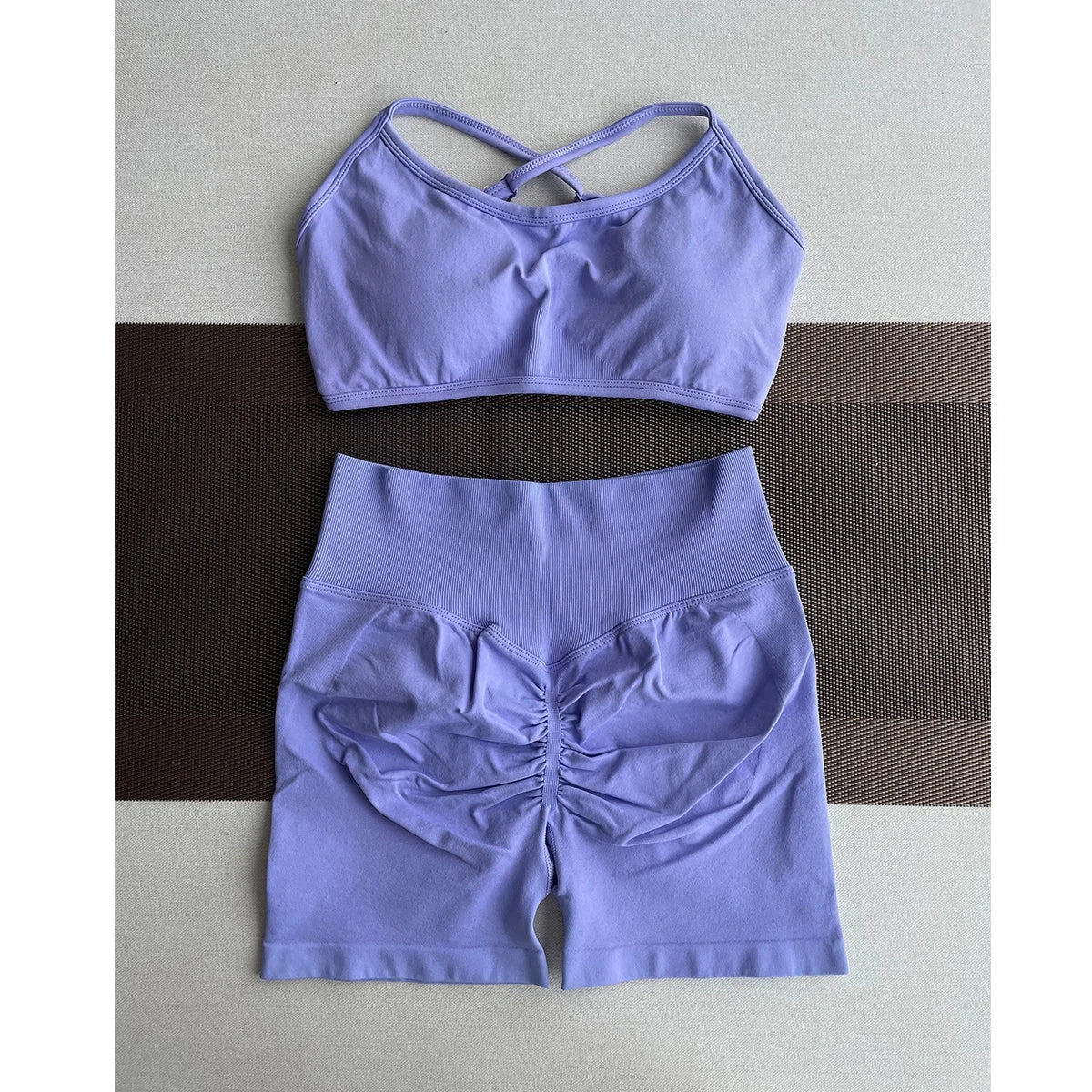 TKITK Shorts Pro Solid Seamless Half Pants Women Soft  Fitness Outfits Yoga Pants Gym Running Bike Wear GlowCart