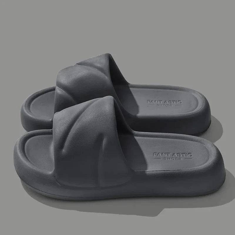 Cloud Slippers For Men Bathroom Thick-soled Non-Slip Slides GlowCart