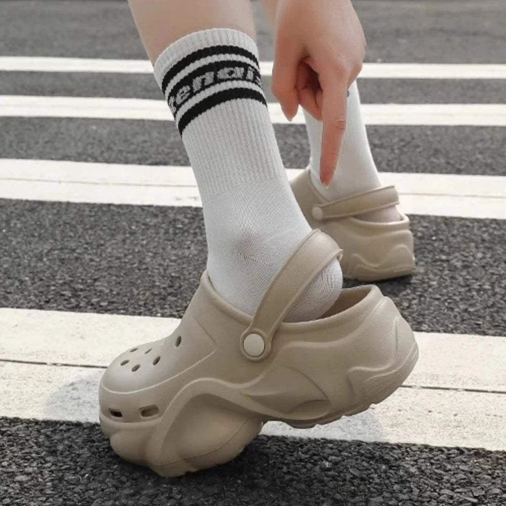 BASATU Women's Fashion Chunky Platform Sandals Summer Thick GlowCart