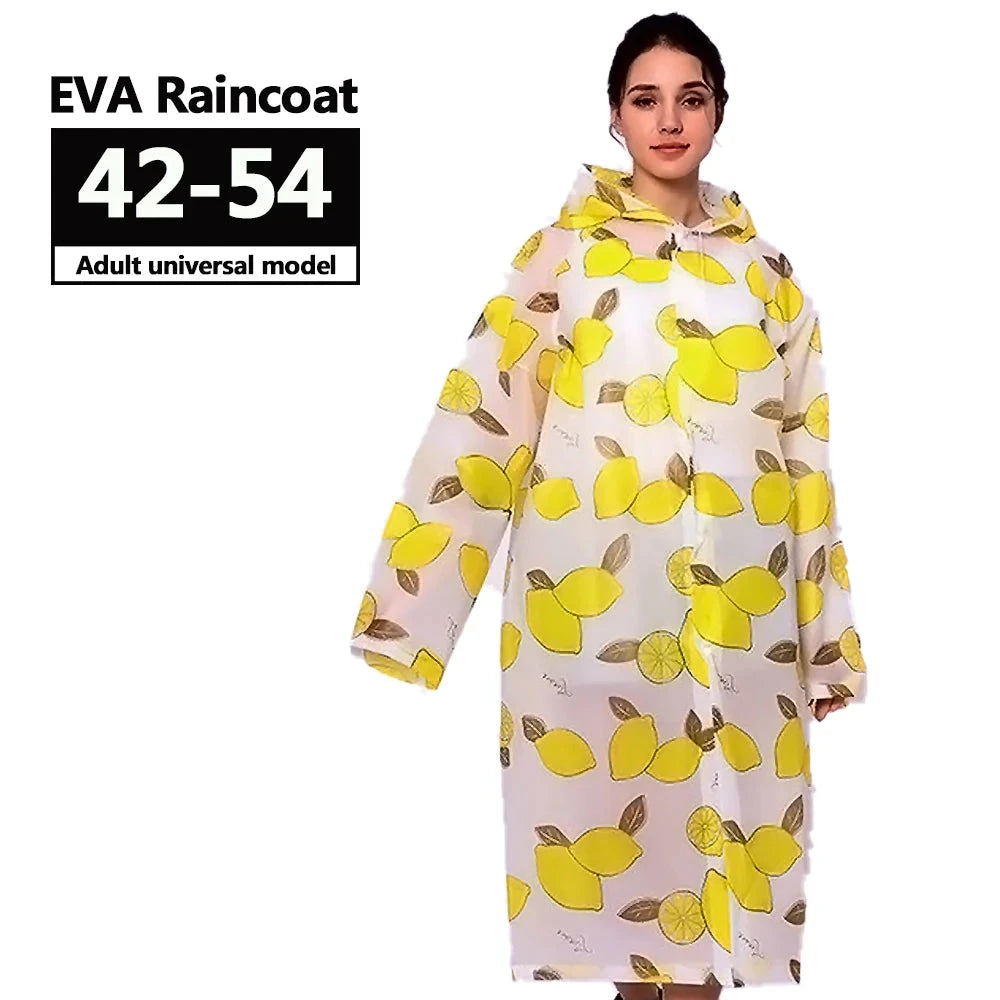 A variety of patterns of adult raincoats, sturdy and durable GlowCart