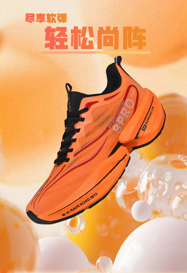 Speciality Carbon Plate Sports Running Shoes Marathon Air Cushion Men Breathable Lightweight Women Comfortable Nonskid Sneakers GlowCart