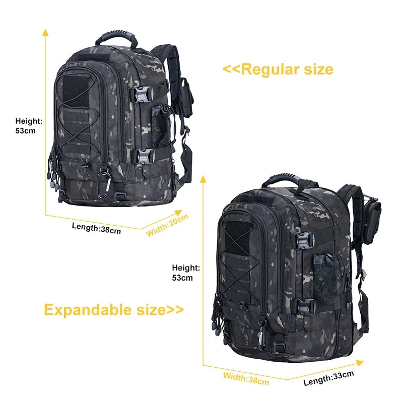 Tactical Backpack Military Army Daypack Assault Pack for Men GlowCart