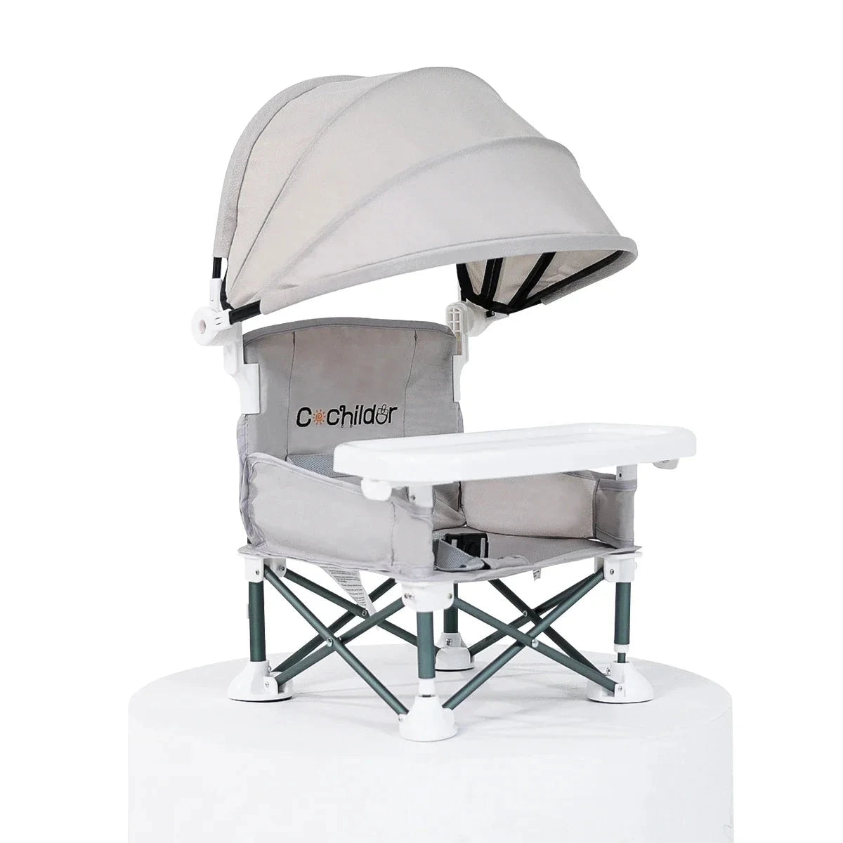 Kids chair, Portable and foldable, it can be used to increase the height of the seat, as a feeding chair and an outdoor camping GlowCart
