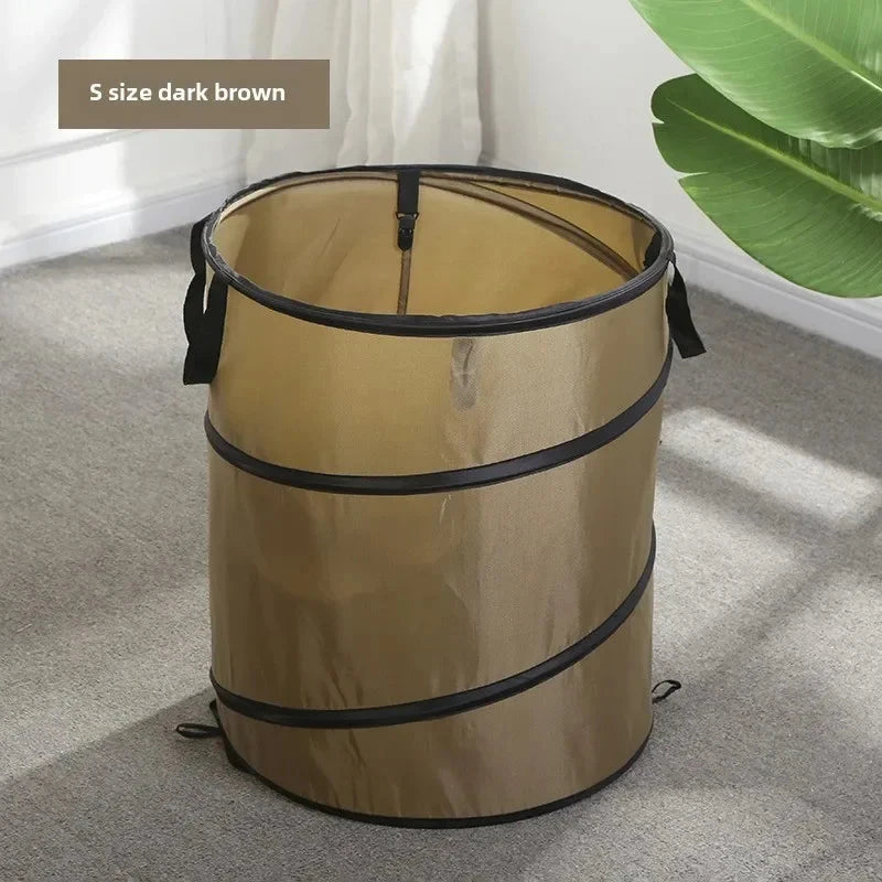Outdoor portable camping folding garbage bin, camping GlowCart